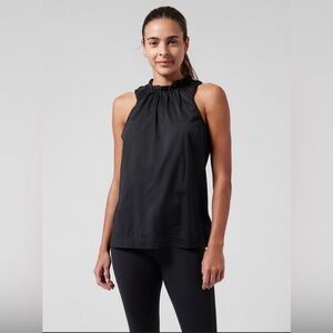 ATHLETA Black Levitate Gorpcore Athletic Hiking Cinched Tank Top Size S